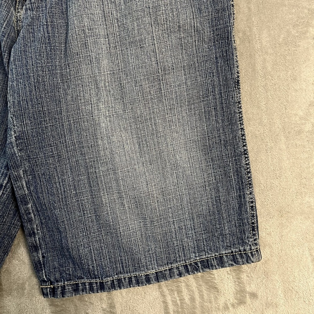 Vintage Southpole Gold Tab Denim Shorts Men's 34* Blue Baggy Skater Hip Hop - Picture 5 of 15